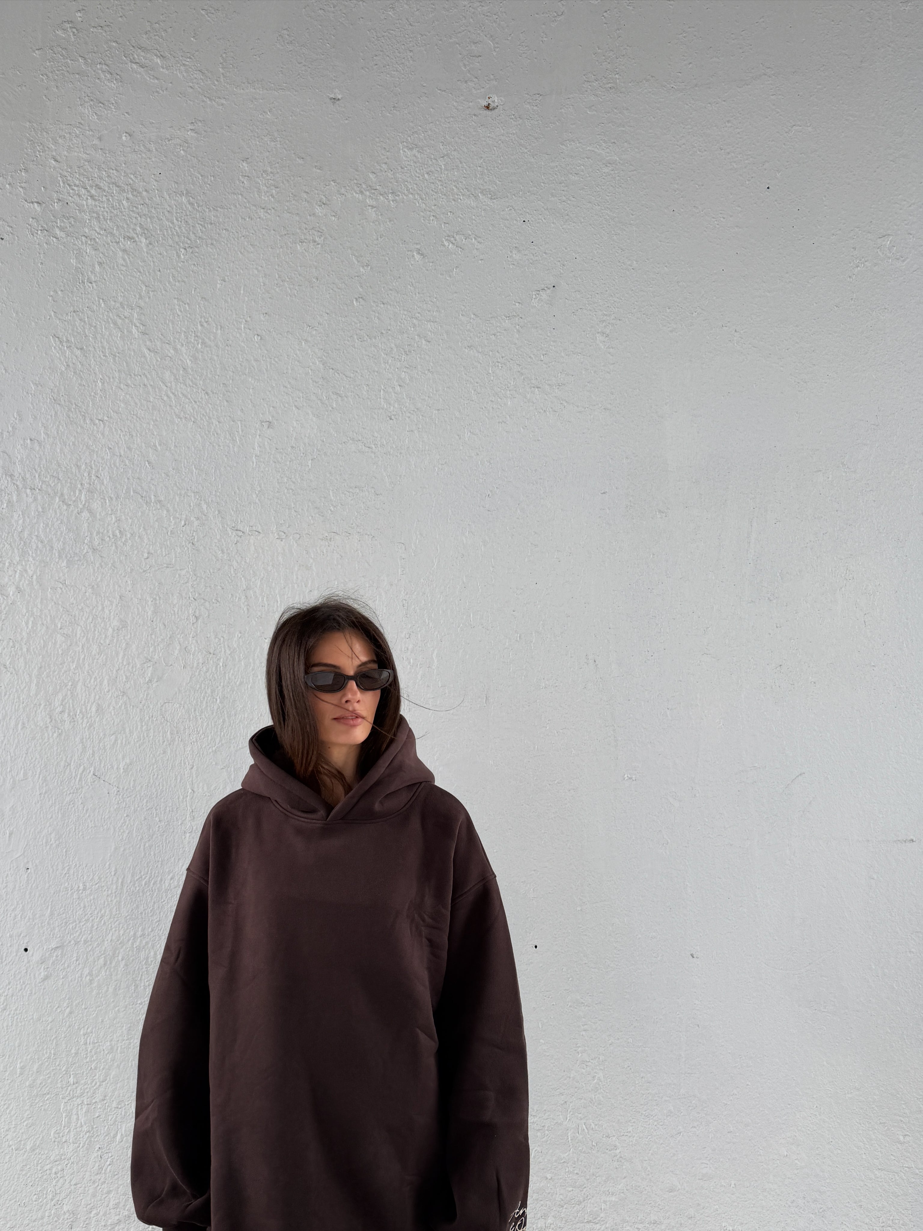 Boyfriend Hoodie - Cocoa Bean