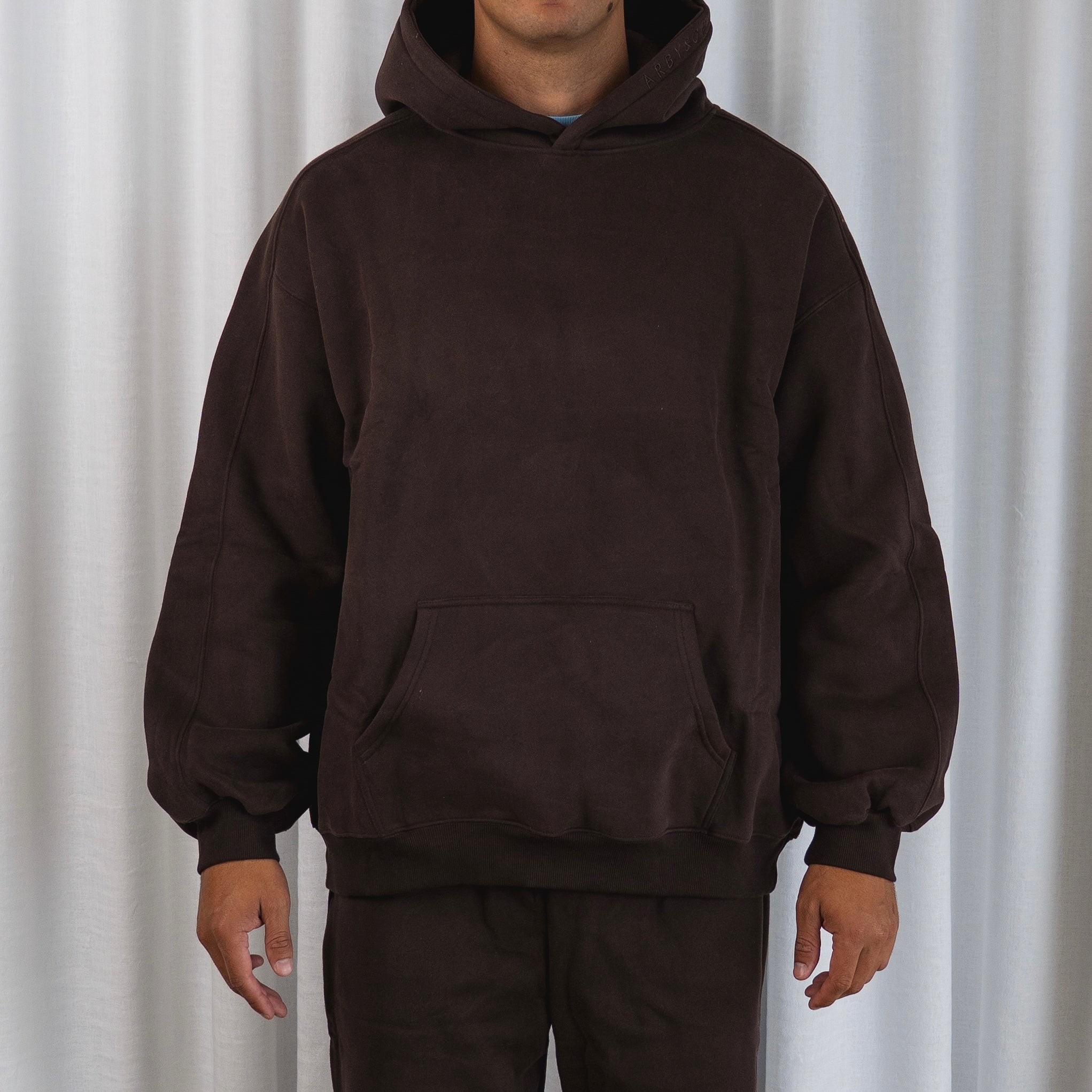 PRE-ORDER Unisex FULL LENGTH lounge hoodie - cocoa bean