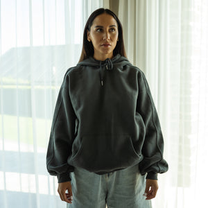 Unisex FULL LENGTH lounge hoodie - slate