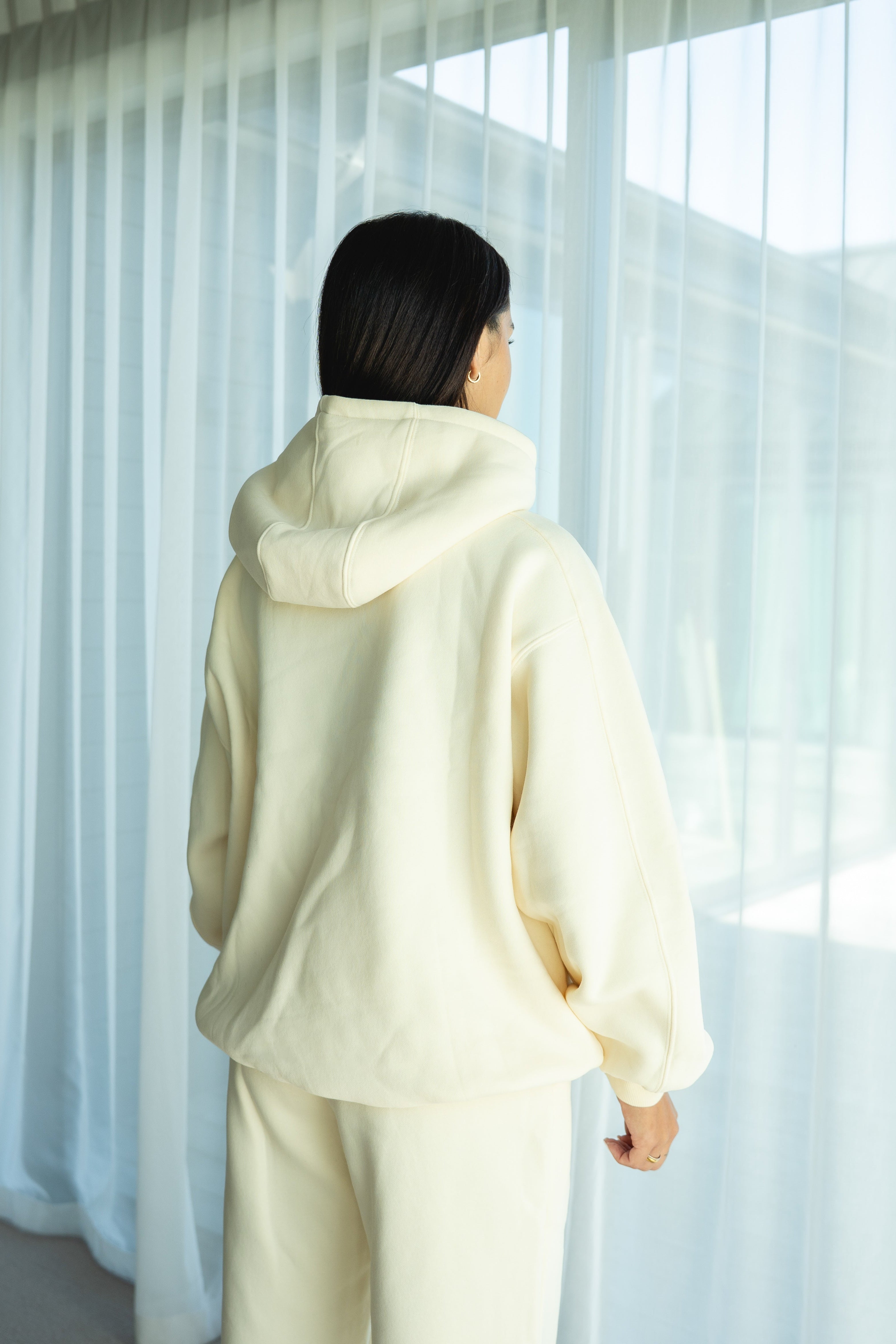 Signature Full-Length Hoodie - Buttercream