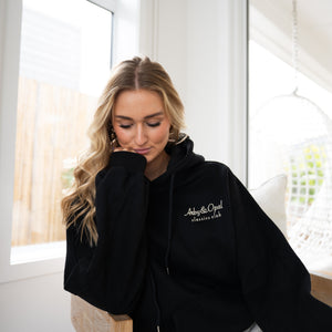 Classics Collection - UNISEX Full Length Hoodie - BLACK