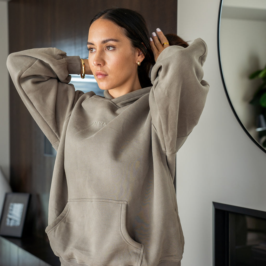 Core Hoodie - Khaki Gray