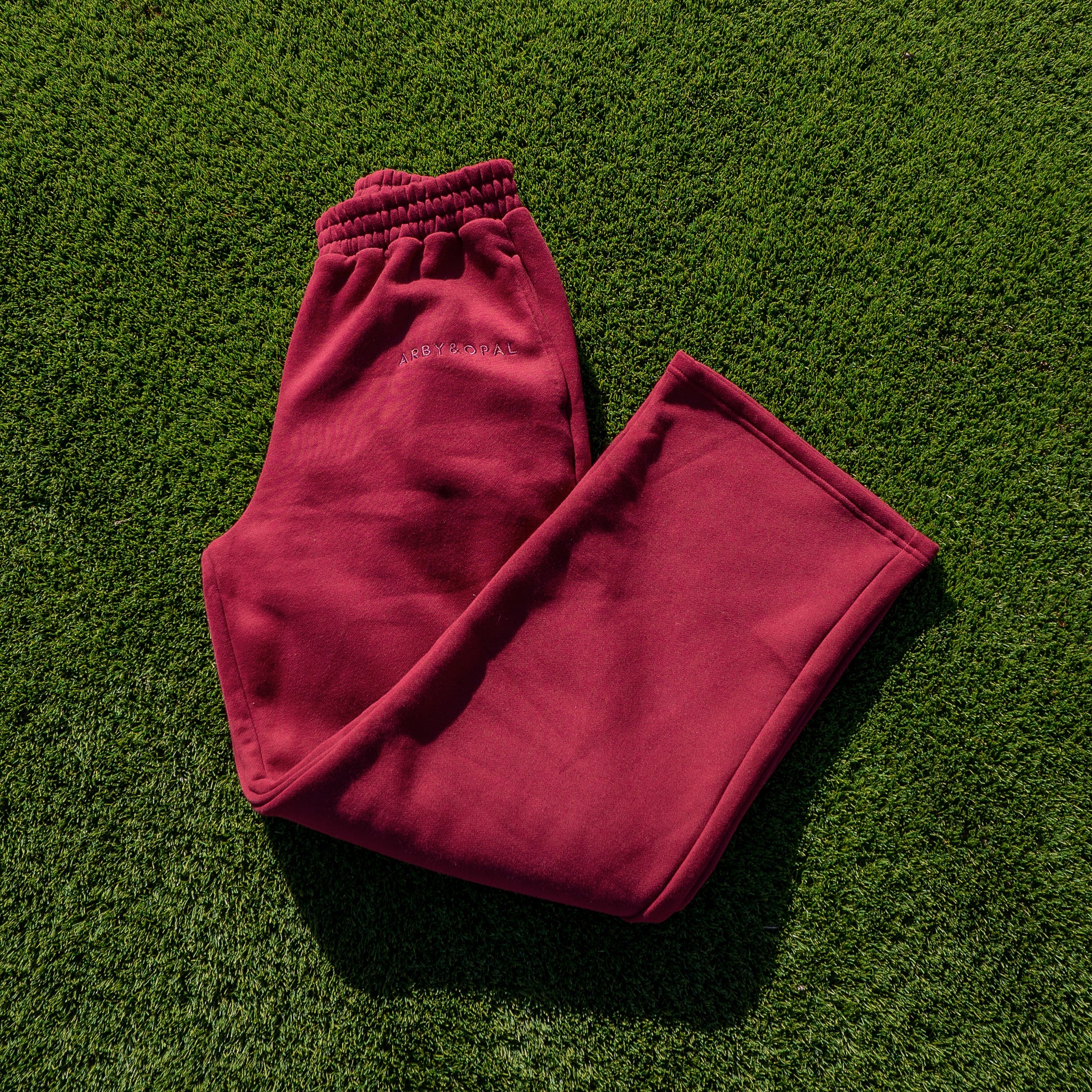 Core Straight Leg Jogger - Merlot