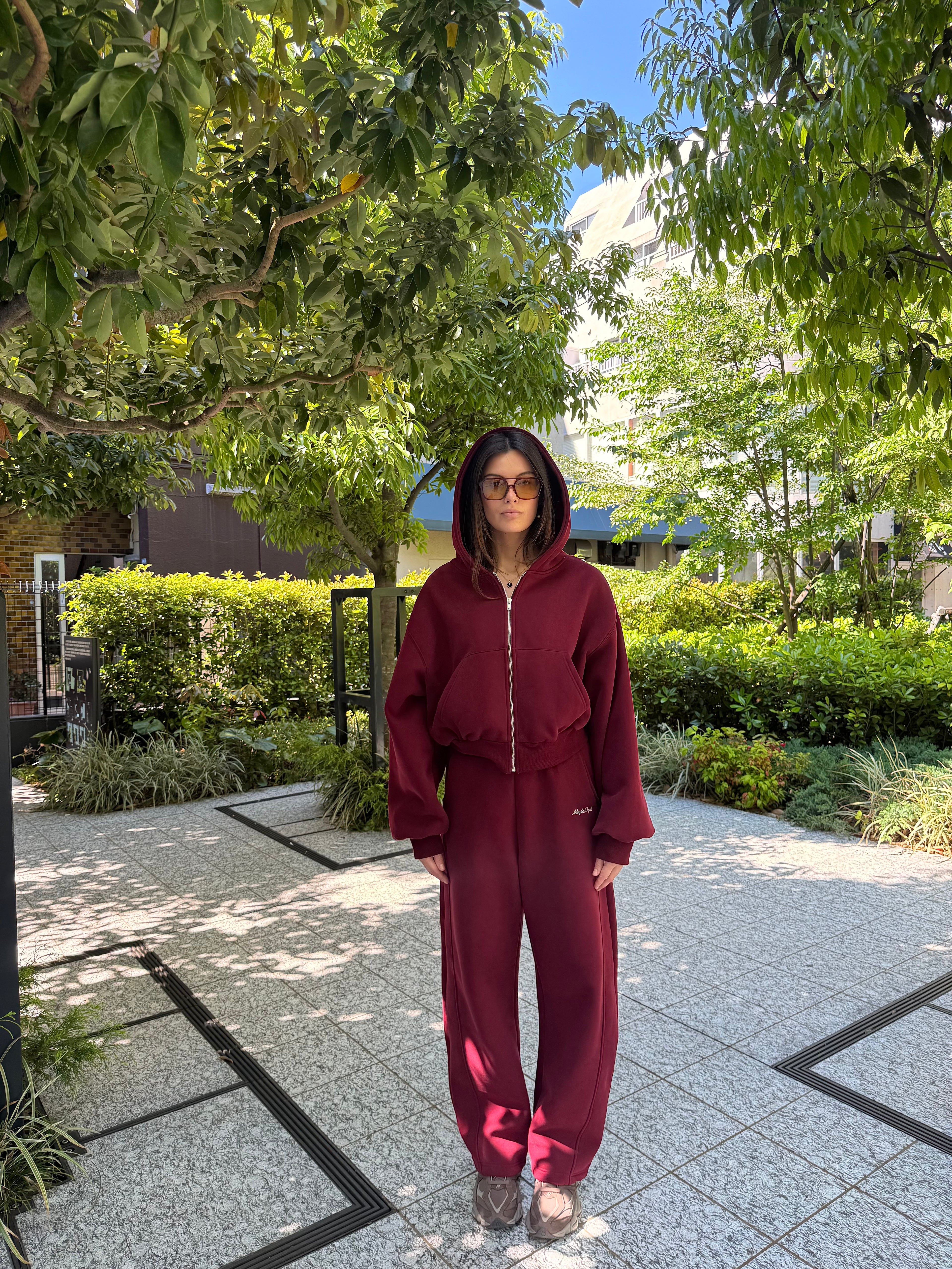 PRE-ORDER Uniform Barrel Jogger - Burnt Cherry