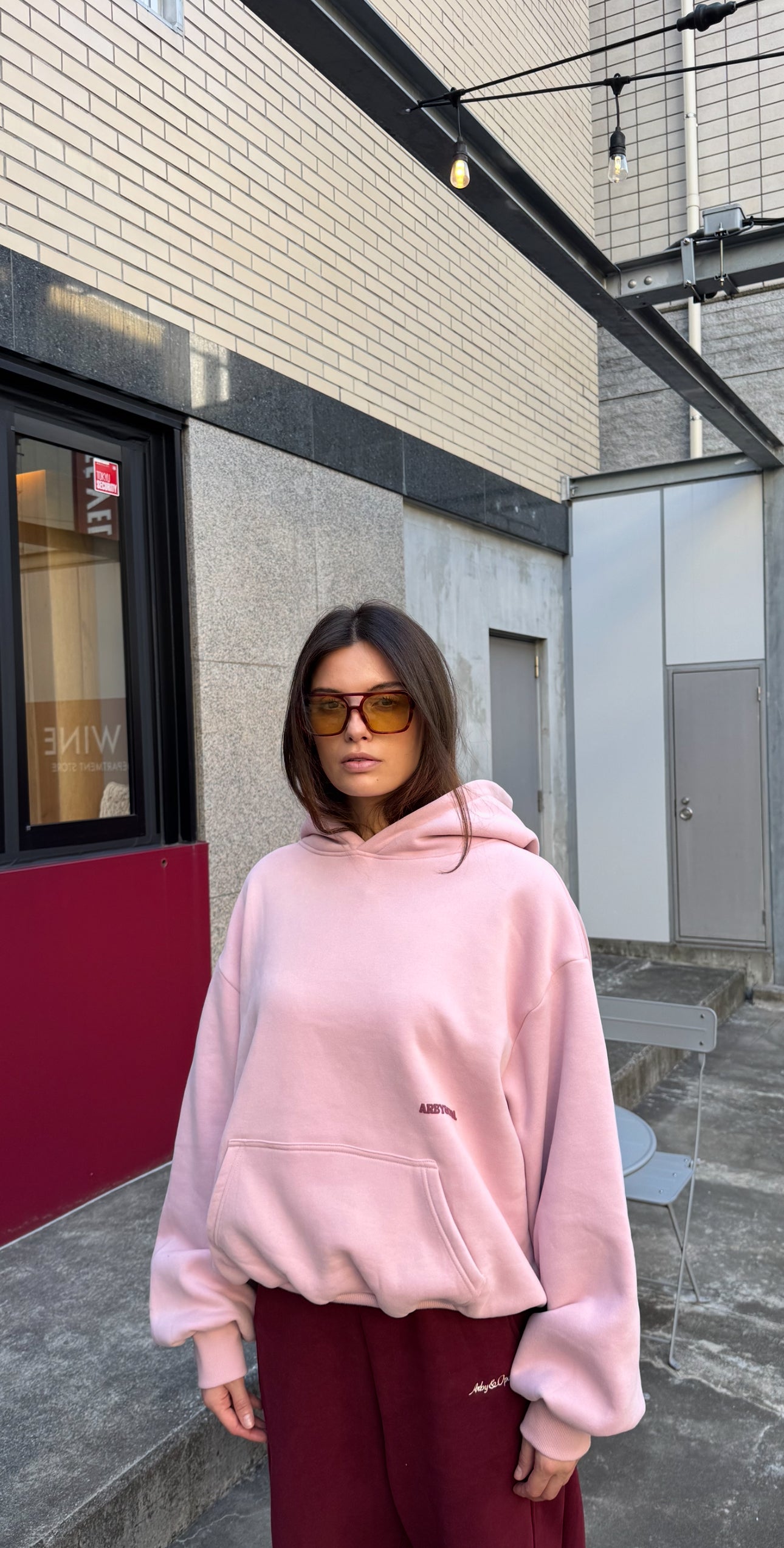 SUNDAY Hoodie - Rosé