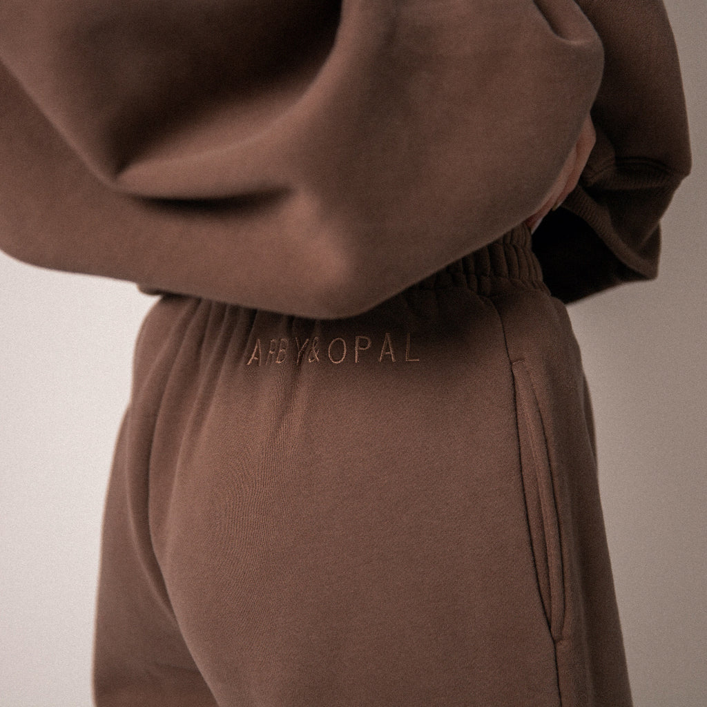 Signature Cuffed Jogger - Cocoa