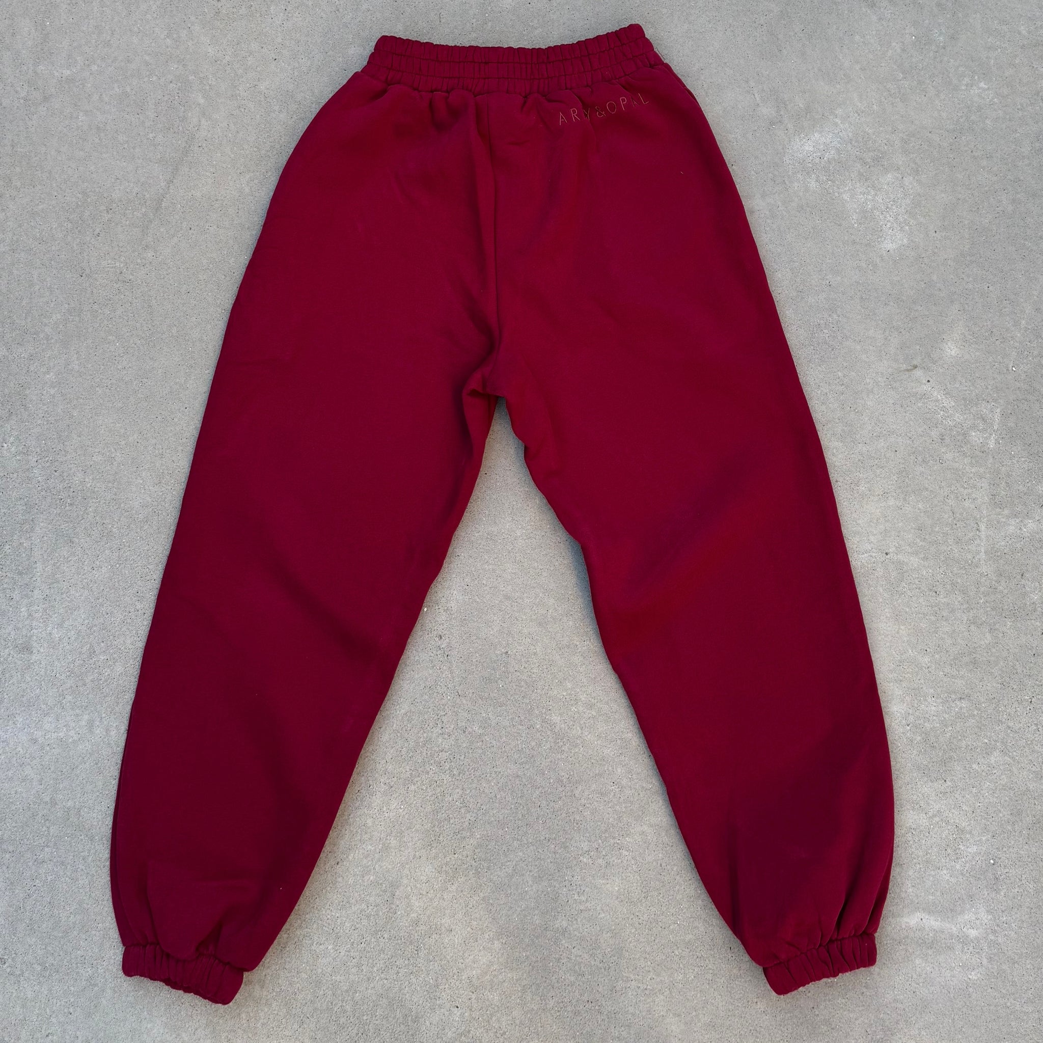 lounge jogger - merlot