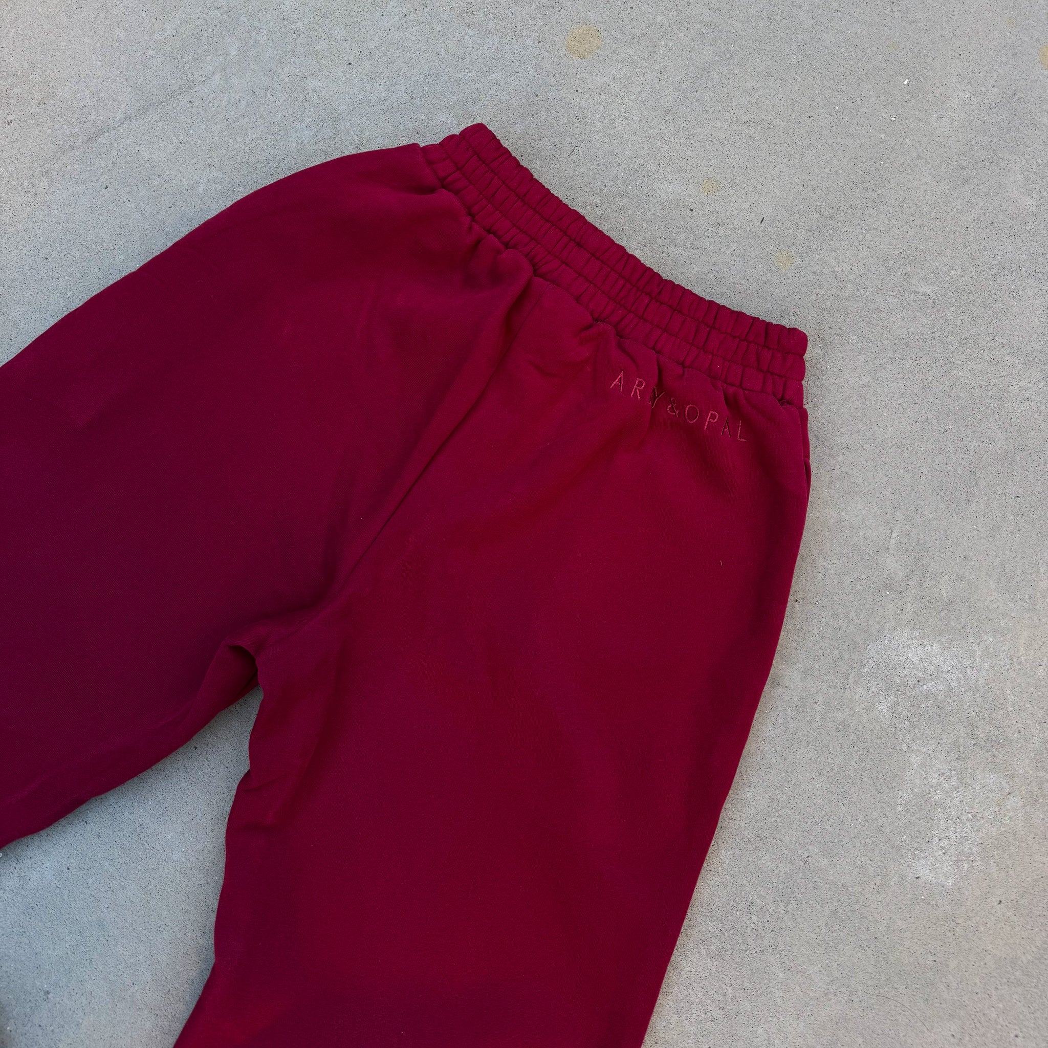 lounge jogger - merlot