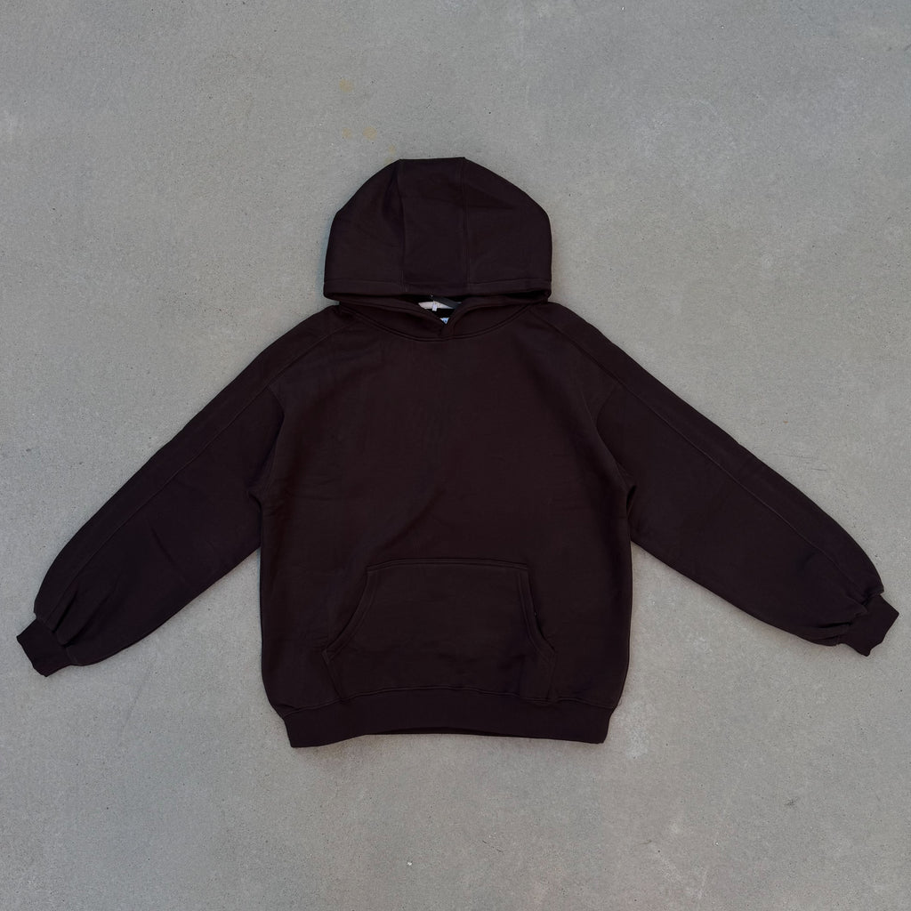 PRE-ORDER Unisex FULL LENGTH lounge hoodie - cocoa bean