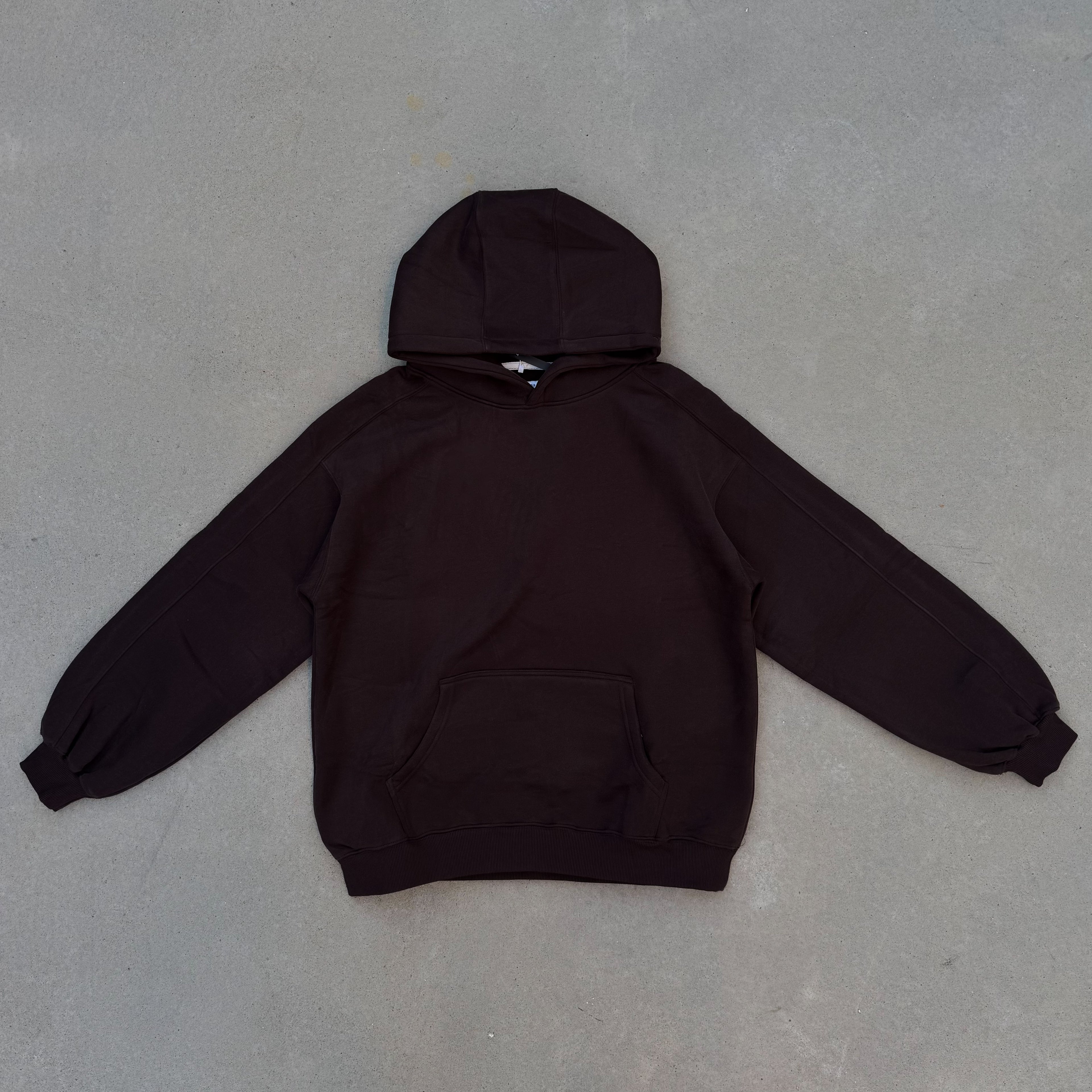 PRE-ORDER Unisex FULL LENGTH lounge hoodie - cocoa bean