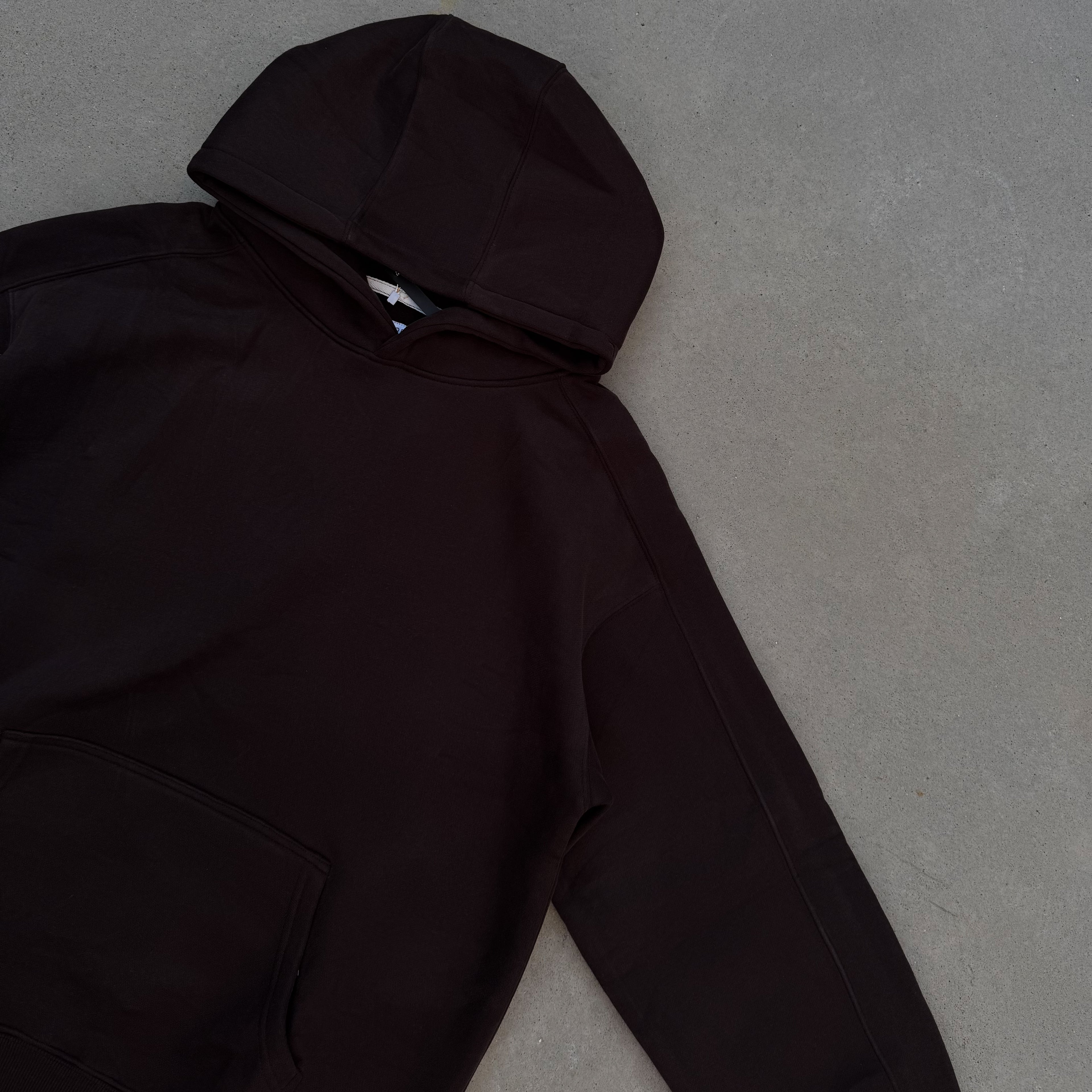 PRE-ORDER Unisex FULL LENGTH lounge hoodie - cocoa bean