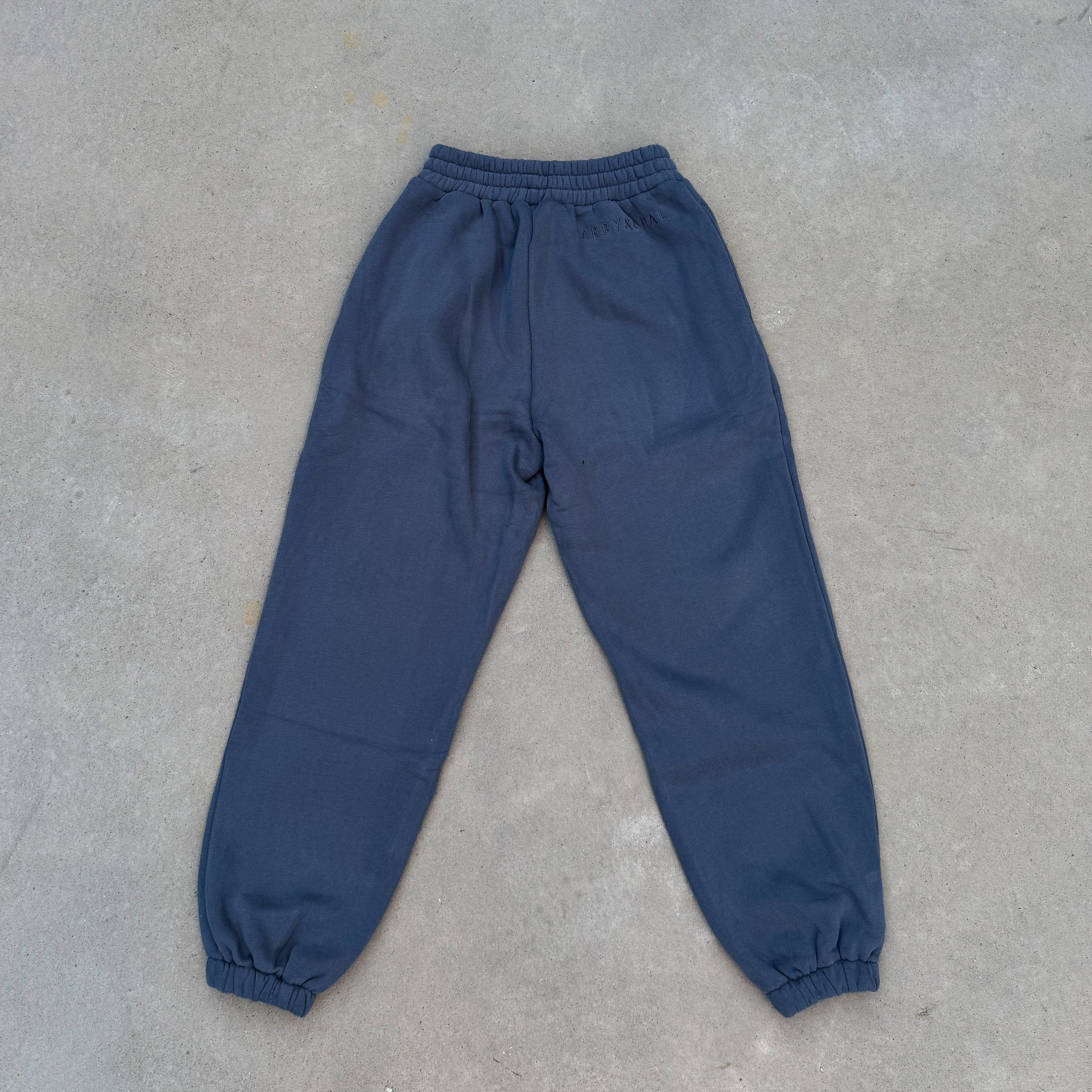 lounge jogger - washed blue