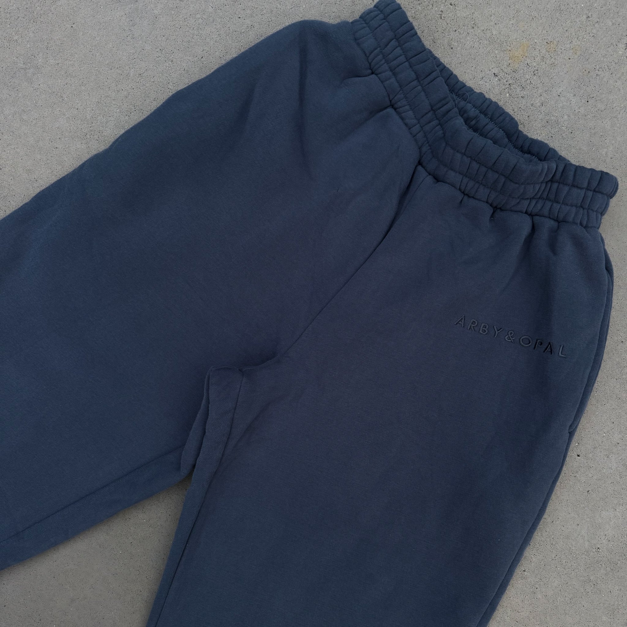 Lounge Straight Leg Jogger - Washed Blue