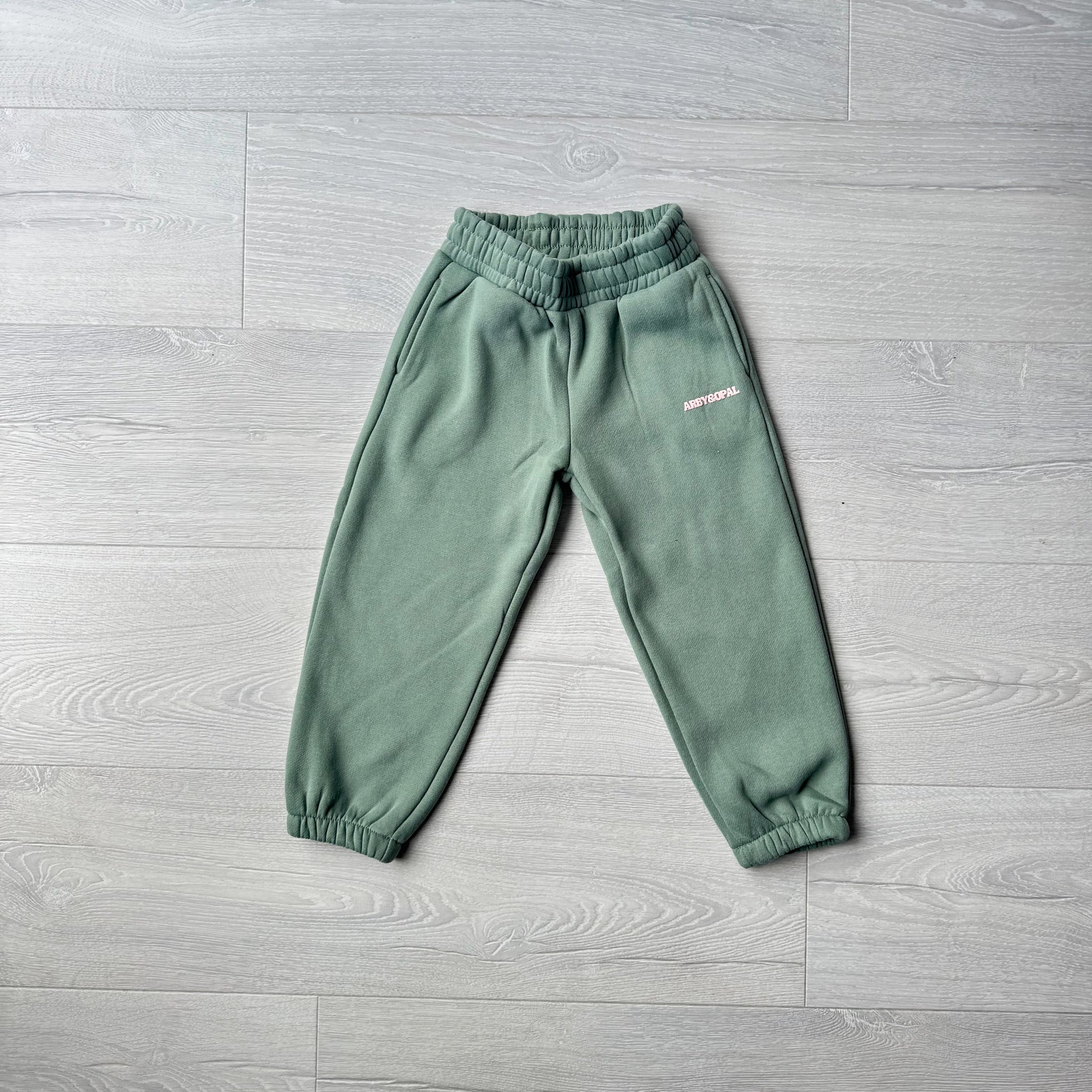 A&O Mini Staple Puff Set - Olive / Baby Pink