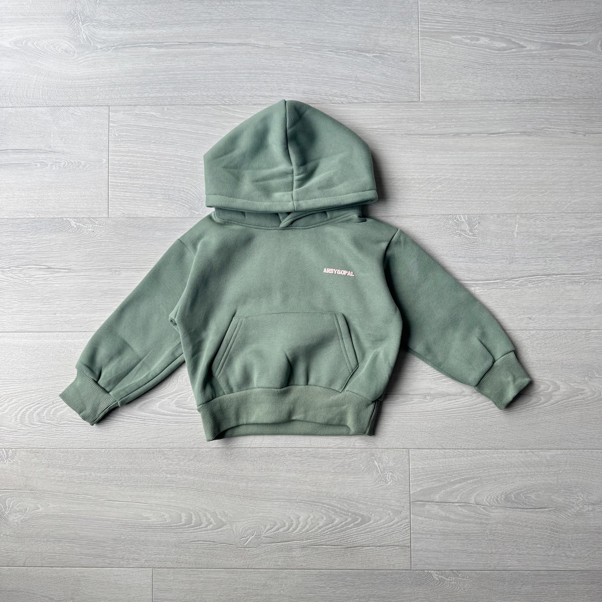 A&O Mini Staple Puff Set - Olive / Baby Pink