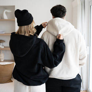 Classics Collection - UNISEX Full Length Hoodie - BLACK