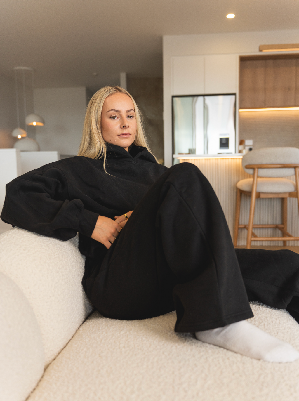 Signature Straight-Leg Jogger - Black