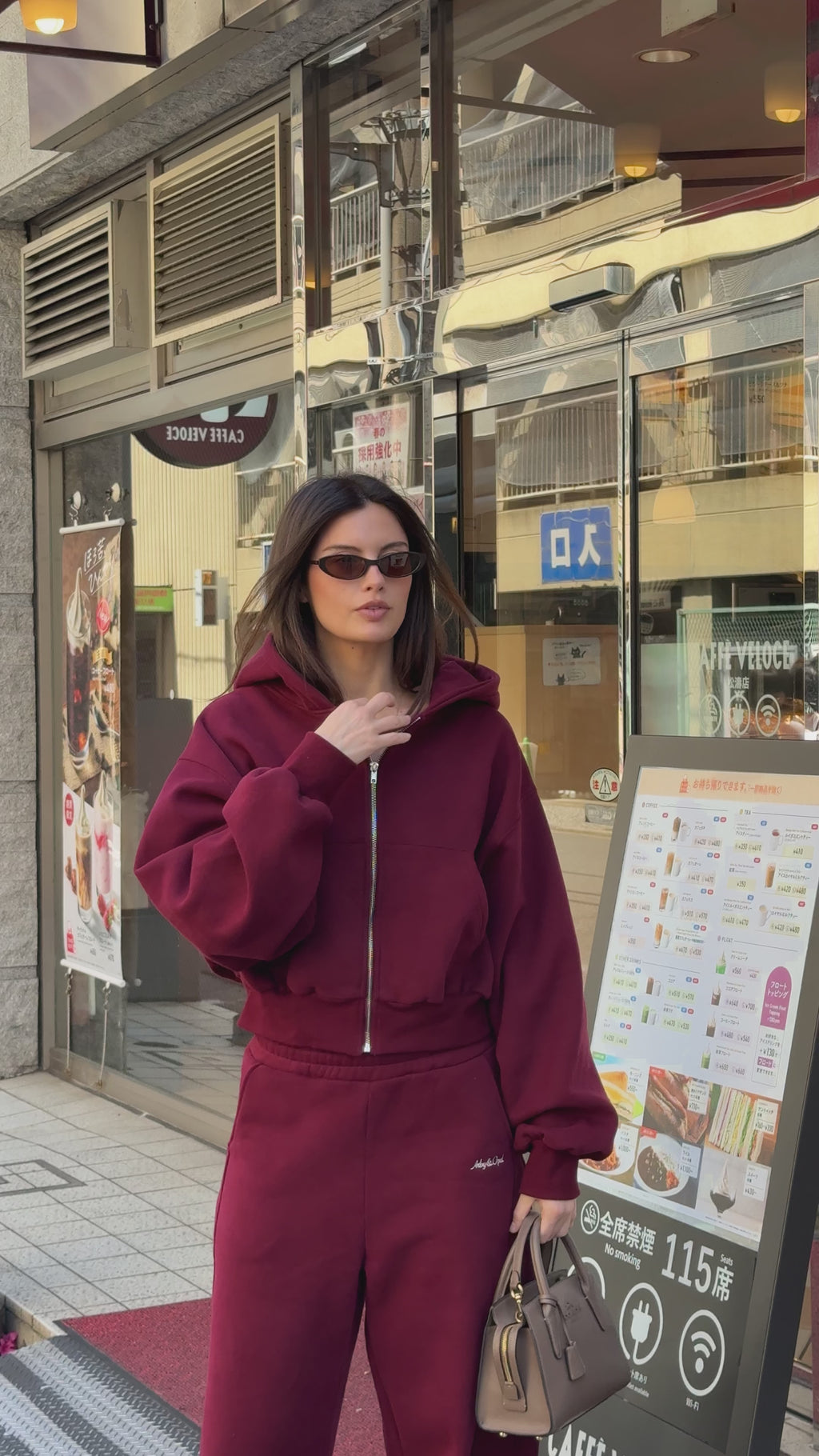 Uniform Zipper - Burnt Cherry