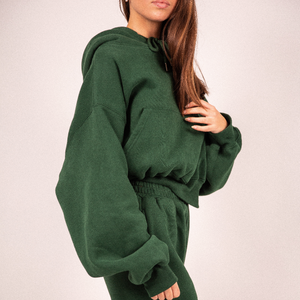 lounge hoodie - midnight green